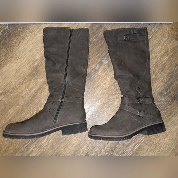 American Rag Women's Gray Knee High Boot Size 11M - Picture 2 of 7